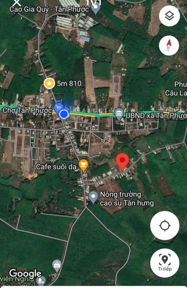 Đất nền 250m² xã Tân Phước, Đồng Phú - Sổ hồng chính chủ chỉ 400 triệu!