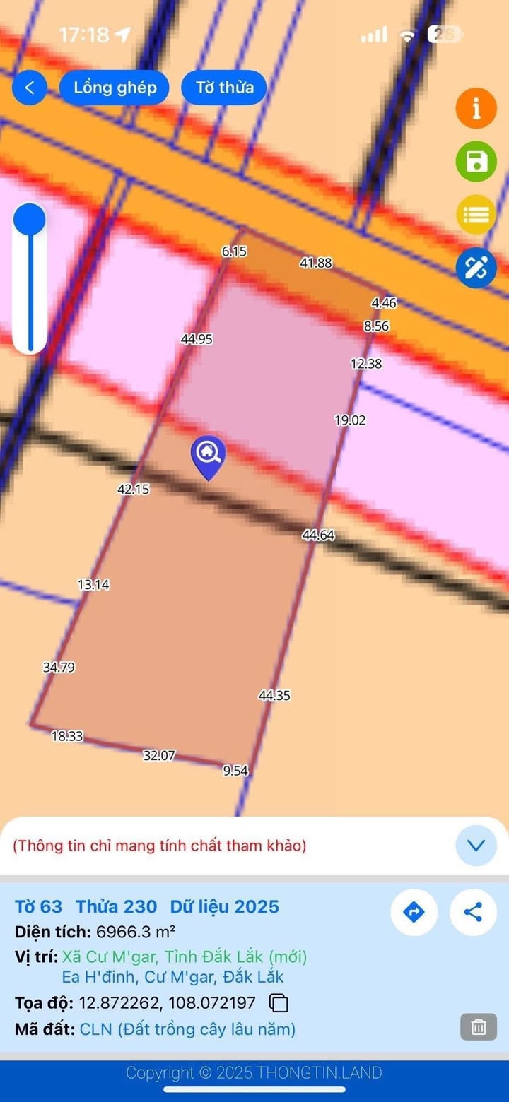 Đất nền Cư M'gar 7000m² - Nở hậu, thích hợp xây kho xưởng!