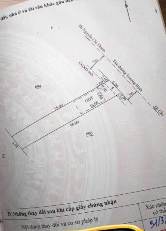 Đất nền chính chủ đường Trương Định, Pleiku 228m² giá 1 tỷ - Cơ hội đầu tư hấp dẫn!