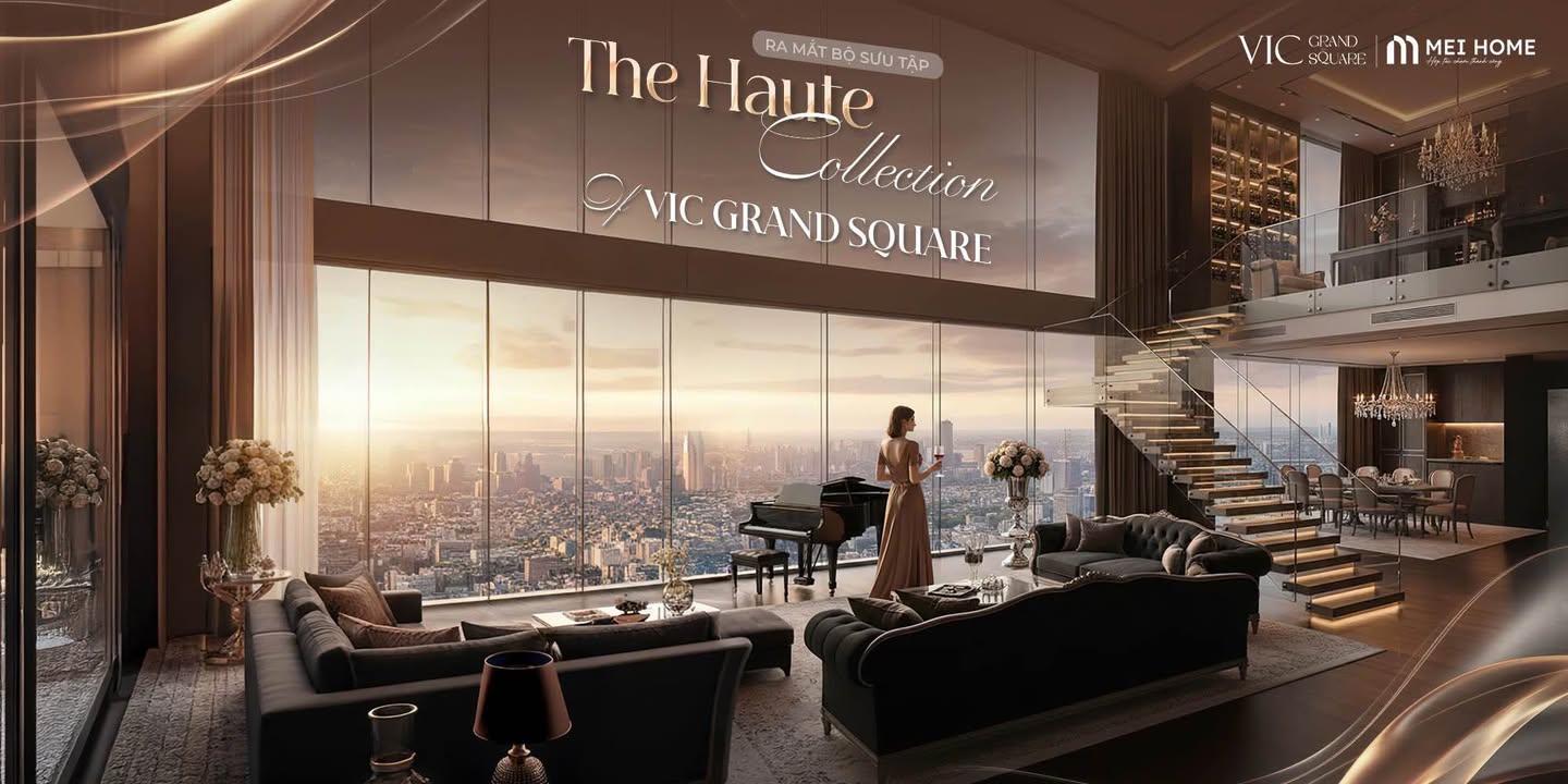 Căn hộ Penthouse & Duplex VIC Grand Square 200m² - Đỉnh cao sống sang trọng tại Việt Trì