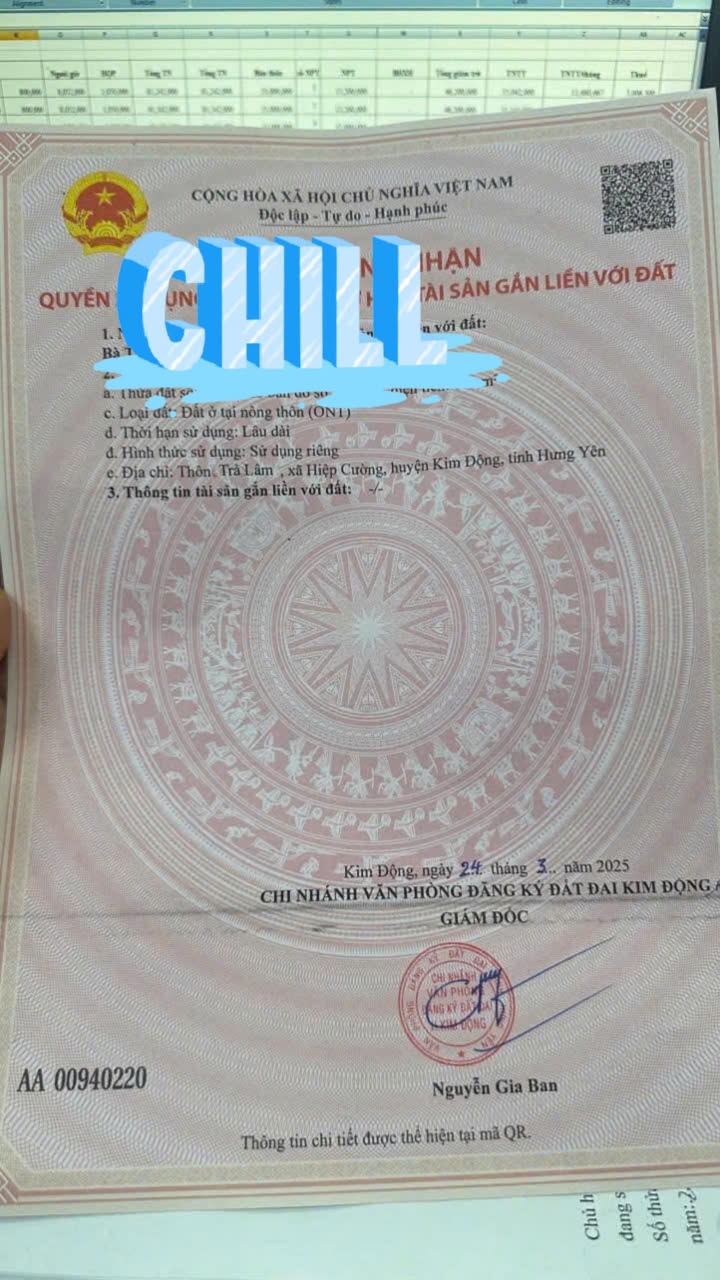 Đất nền 169m² Hiệp Cường Kim Động Hưng Yên - Giá chỉ 3.8 tỷ, đầu tư sinh lời!