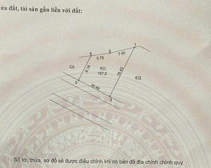 Đất dịch vụ Thăng Long 9 Hoài Đức 127.2m² - Vị trí đẹp, giá đầu tư hấp dẫn!