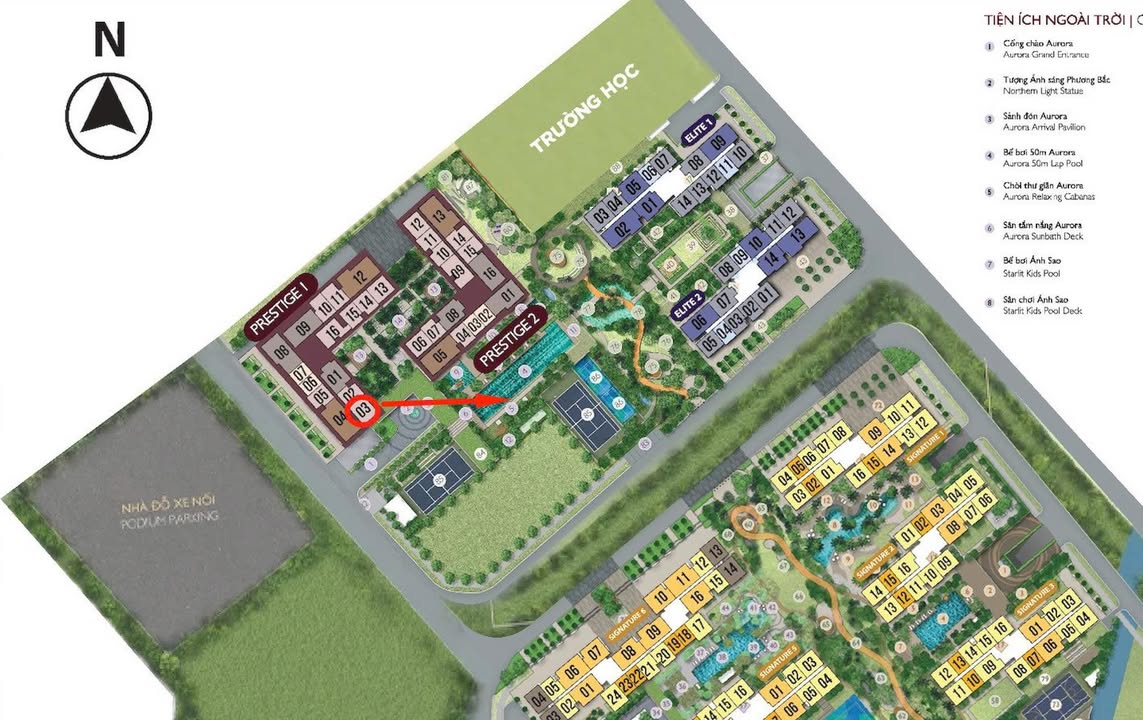 Căn hộ Lumi Hà Nội 62m² giá 6.25 tỷ - View bể bơi tuyệt đẹp!