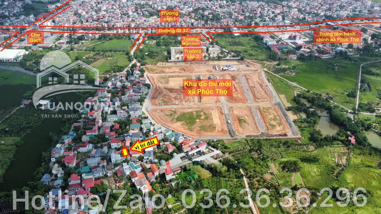 Đất nền Phúc Thọ 130m² giá 2.6 tỷ - Cơ hội đầu tư hấp dẫn!