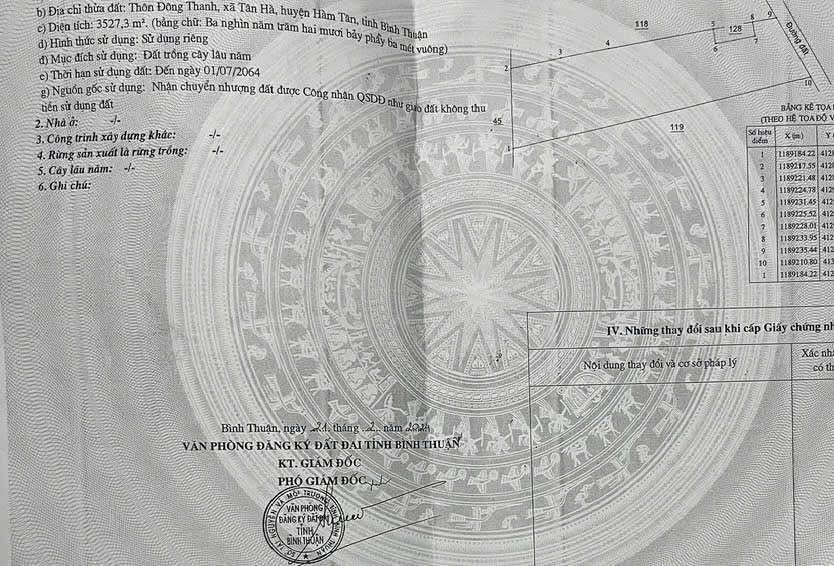 Đất thổ cư 12,600m² Tân Hà, Hàm Tân chỉ 1.05 tỷ - Cơ hội đầu tư tuyệt vời!