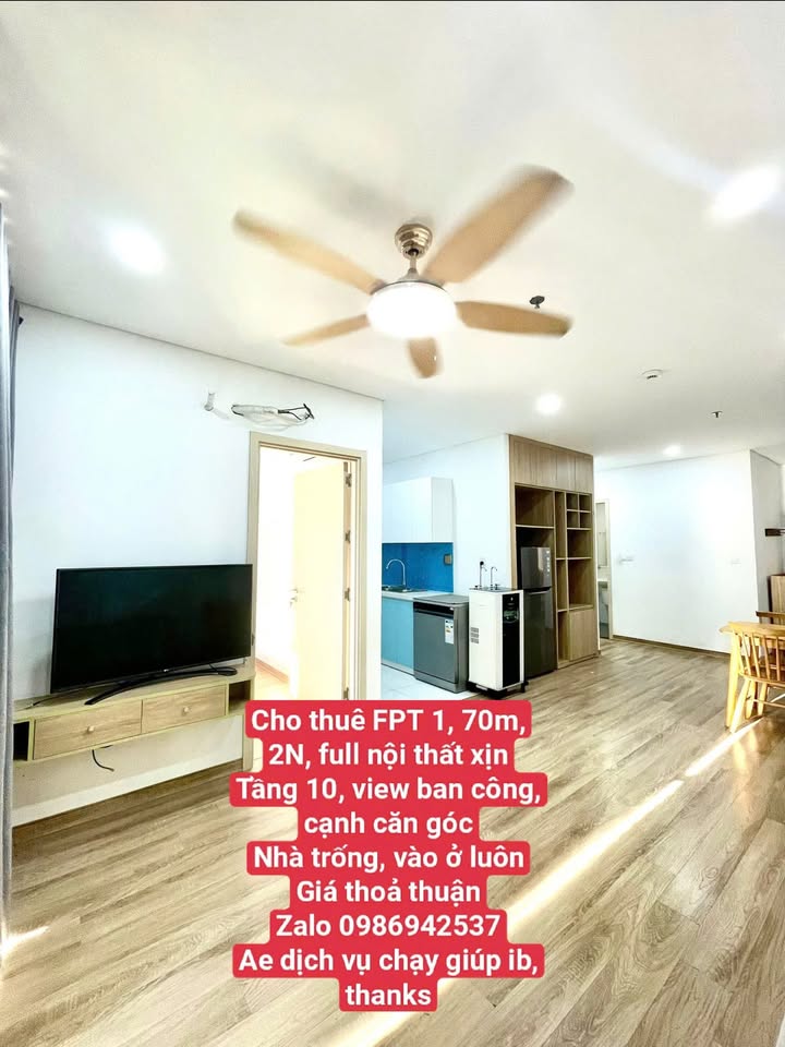 Căn hộ FPT Plaza 1 Đà Nẵng 70m² - Chính chủ cho thuê giá thỏa thuận!