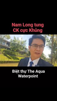 Biệt thự The Aqua Waterpoint 225m² giá 11.2 tỷ - Chiết khấu cực khủng!