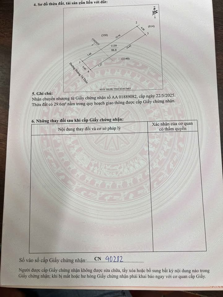 Đất nền kinh doanh mặt đường Hoàng Tả Thốn Hưng Lộc 86.8m² giá 2 tỷ - Cơ hội đầu tư tuyệt vời!