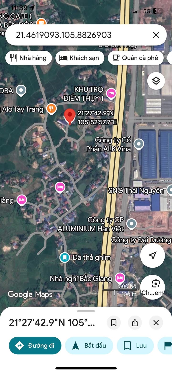 Đất thổ cư 1650m² tại Phổ Yên, giá chỉ 2.5 triệu/m² - Cơ hội đầu tư tuyệt vời!