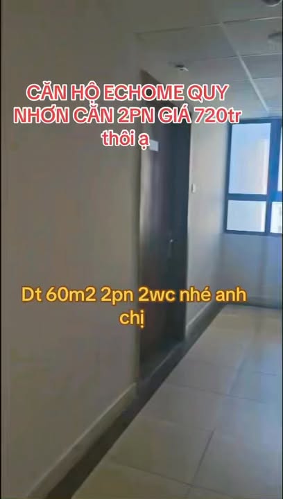 Căn hộ Echome Nhơn Bình 60m² giá 720 triệu - Đầu tư sinh lời ngay!