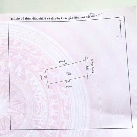 Đất nền góc 2 mặt tiền tại Nghi Thịnh, Nghi Lộc 184m² - Cơ hội đầu tư tuyệt vời!