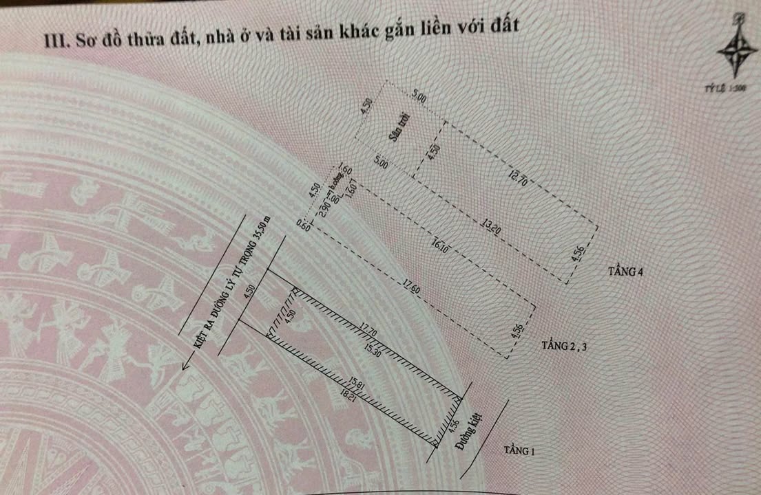 Nhà 4 tầng đường Lý Tự Trọng, Hải Châu 80m² giá 8.5 tỷ - Vị trí đắc địa, sẵn sàng vào ở!