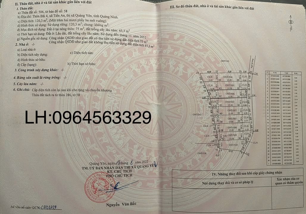 Đất nền tại xã Tiền An, Quảng Yên 100m² - Cơ hội đầu tư hấp dẫn!