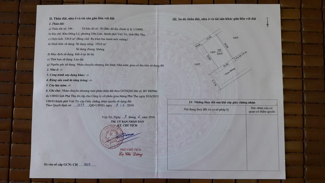 Mặt bằng cho thuê tại đường Chu Văn An, Thanh Sơn 320m² - Phù hợp làm văn phòng, nhà hàng!