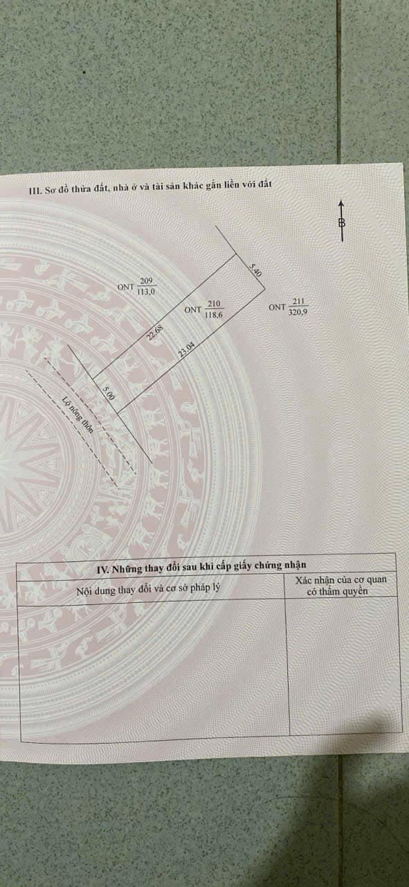 Nhà chính chủ ấp Vĩnh Bình, An Phú, 118m² giá 499 triệu - Pháp lý rõ ràng!