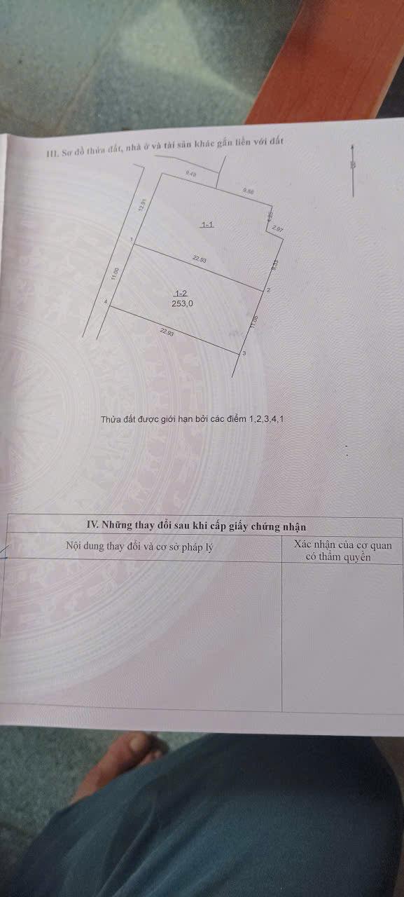 Lô đất mặt tiền 11m tại xã Mai Đình, Sóc Sơn 253m² - Cơ hội đầu tư sinh lời!