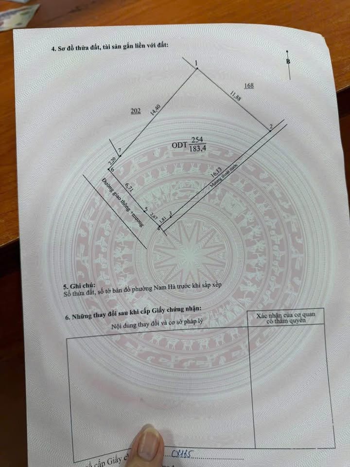 Đất nền phường Nam Hà, Hà Tĩnh 167m² giá 4 tỷ - Đầu tư sinh lời ngay!
