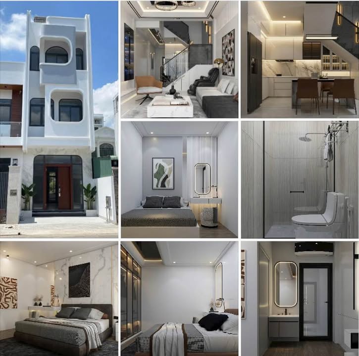 Nhà phố Hưng Phú, Cần Thơ 64m² giá 4.699 tỷ - Xây mới, Full nội thất!