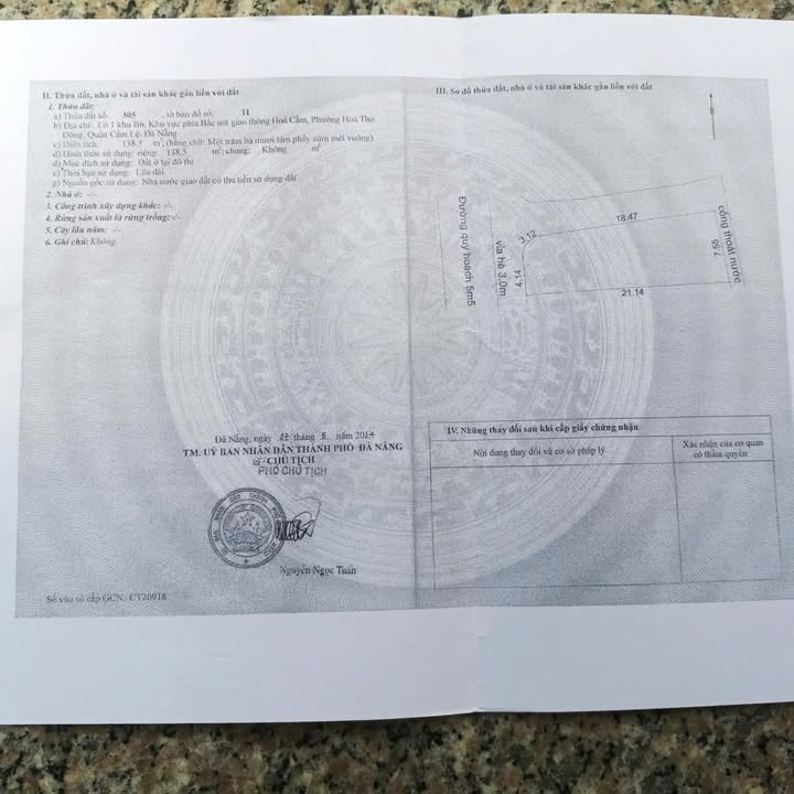 Đất 3 Mặt Tiền Đường Bàu Gia Thượng, Cẩm Lệ, Đà Nẵng 140m² Giá 6.3 Tỷ - Đầu Tư Lợi Nhuận Cao!