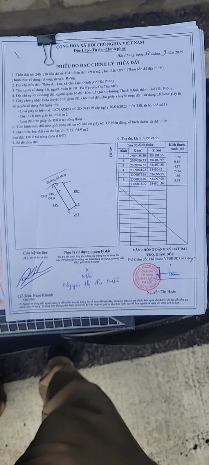 Đất nền Gia Lộc 64m² giá 900 triệu - Cơ hội đầu tư tuyệt vời!