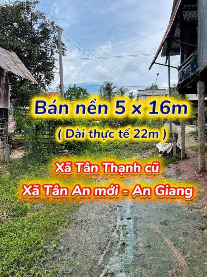Đất nền mặt tiền đường tỉnh lộ 952, xã Tân An, 82m² giá 550 triệu - Cơ hội đầu tư sinh lời!