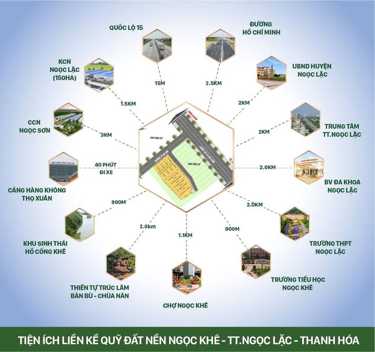 Đất ở đô thị 100m² tại Khu phố Tran, Ngọc Lặc - Đầu tư sinh lời ngay!