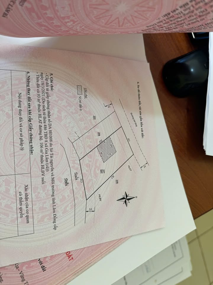 Đất thổ cư 666m² thôn 5 Gia Lâm giá 1.6 tỷ - Sổ đỏ chính chủ, nở hậu lý tưởng!