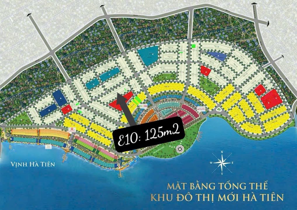 Đất nền giá rẻ KĐTM Hà Tiên 125m² chỉ 1 tỷ - Cơ hội đầu tư tuyệt vời!