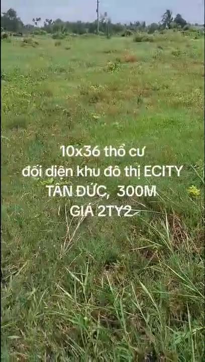 Đất nền ấp 2 Hựu Thạnh, Đức Hòa, Long An 360m² giá 2.2 tỷ - Đầu tư sinh lời!