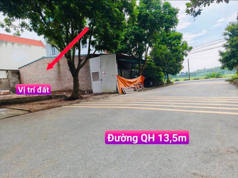 Đất Hương Vị, Hương Sơn, Bình Xuyên 84m² giá 1.7 tỷ - Mặt tiền 7m, Full thổ cư!