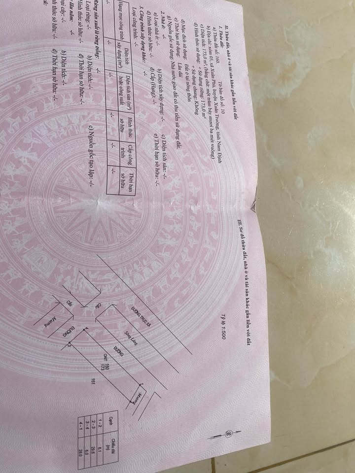 Đất nền 173m² tại xã Xuân Phú, huyện Xuân Trường - Giá thỏa thuận hấp dẫn!