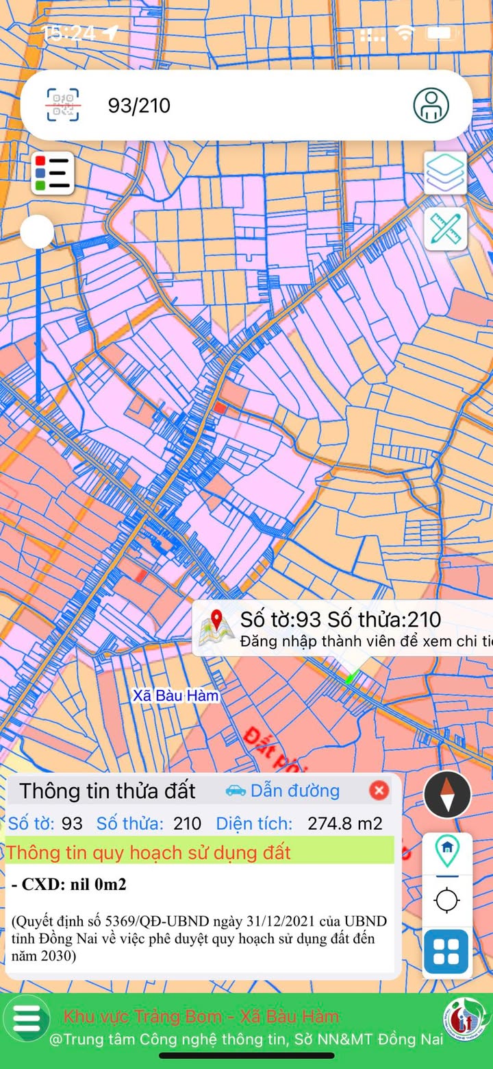 Đất nền mặt tiền đường 762 Trảng Bom 274m² giá 2.5 tỷ - Tiềm năng kinh doanh lớn!