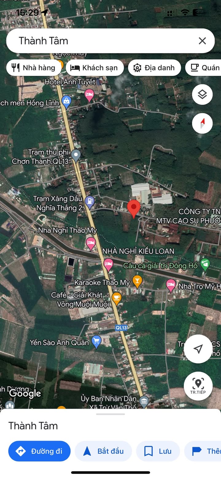 Đất nền Minh Thành Chơn Thành 3.235,5m² giá 6.8 tỷ - Đường mặt tiền rộng 32m