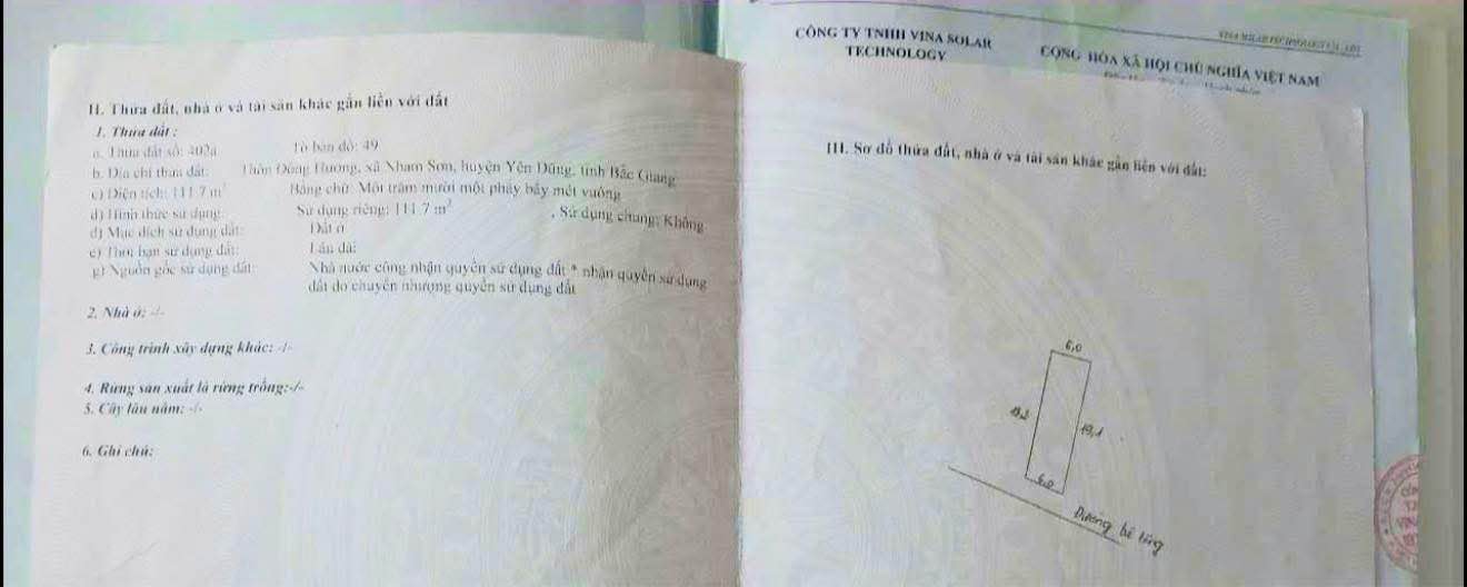 Đất nền Khu phố Đông Hương, phường Yên Dũng, Bắc Ninh 112m² - Đầu tư sinh lời ngay!