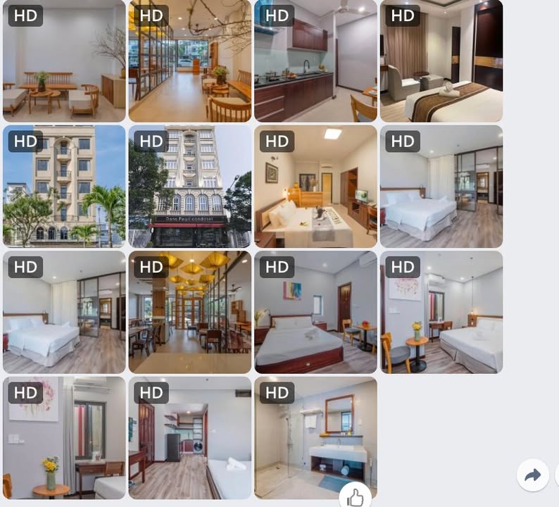 Cho thuê căn hộ 4 tầng mặt tiền Phạm Văn Đồng, Đà Nẵng - Full nội thất mới 80m² chỉ 40 triệu/tháng!