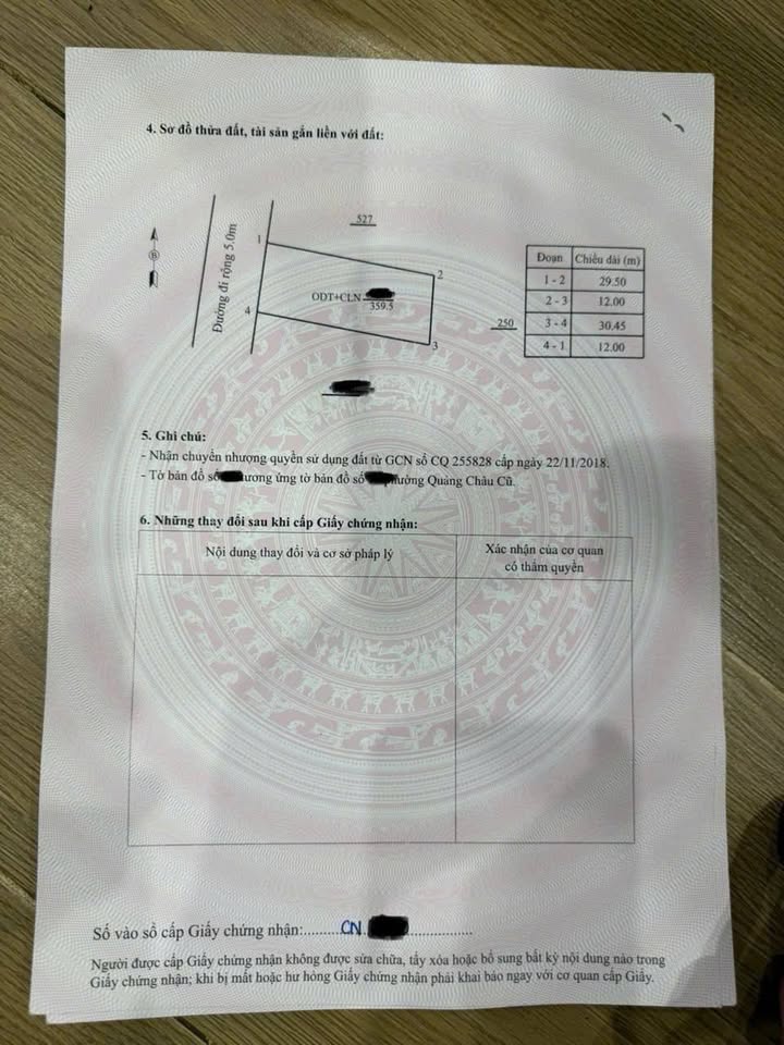 Lô đất 360m² tại Quảng Châu, Sầm Sơn - Đầu tư sinh lời tuyệt vời!