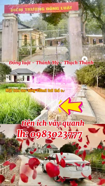 Đất nền Thạch Thành 150m² giá chỉ từ 200 triệu - Đầu tư sinh lời ngay!