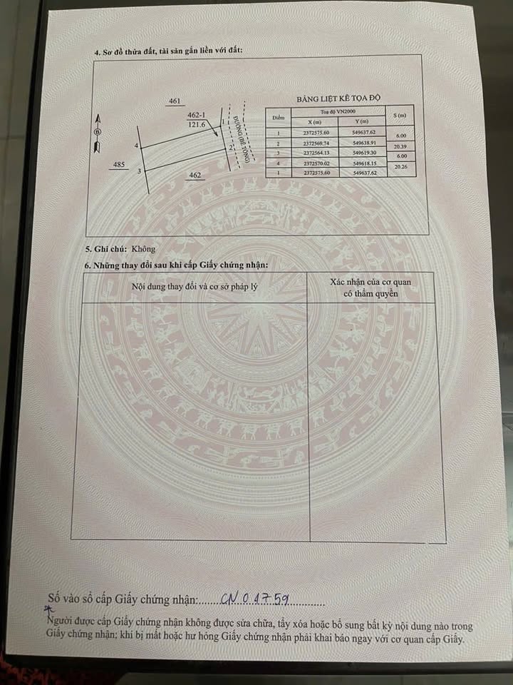 Đất nền khu 2 xã Hà Lộc, Phú Thọ 75m² giá 900 triệu - Pháp lý rõ ràng!