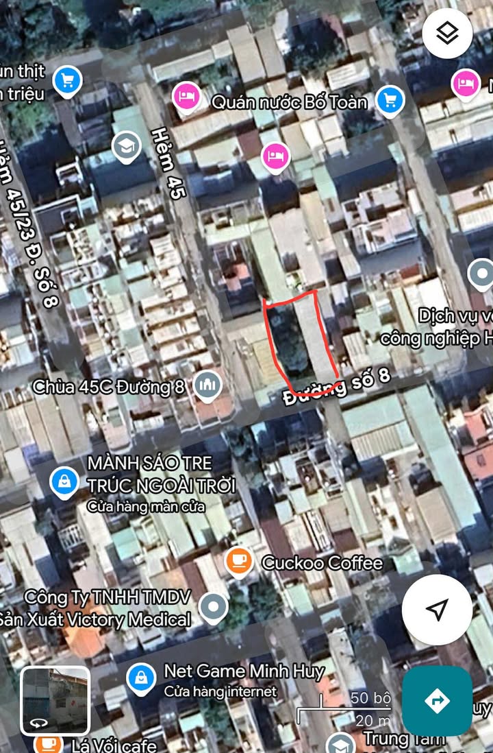 Đất nền mặt tiền đường số, Hiệp Bình Chánh, Thủ Đức 244,9m² - Pháp lý sổ hồng riêng!