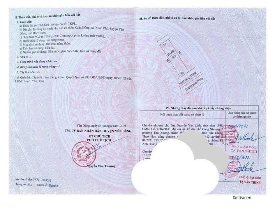 Đất nền Lô 23 Lk 01 phường Tân Tiến 90m² giá 2 tỷ - Sổ đỏ chính chủ