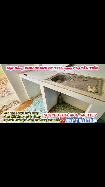 Nhà mặt tiền cho thuê tại Chợ Tân Tiến, Bình Phước - Giá chỉ 3.5 triệu!