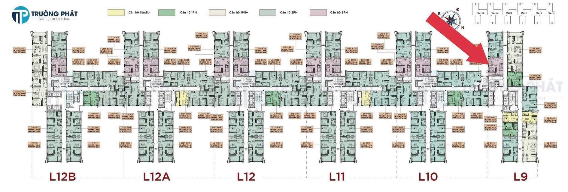 Căn hộ 1PN Chung cư Sunshine City 51m² giá 2.85 tỷ - Sẵn sàng vào ở ngay!