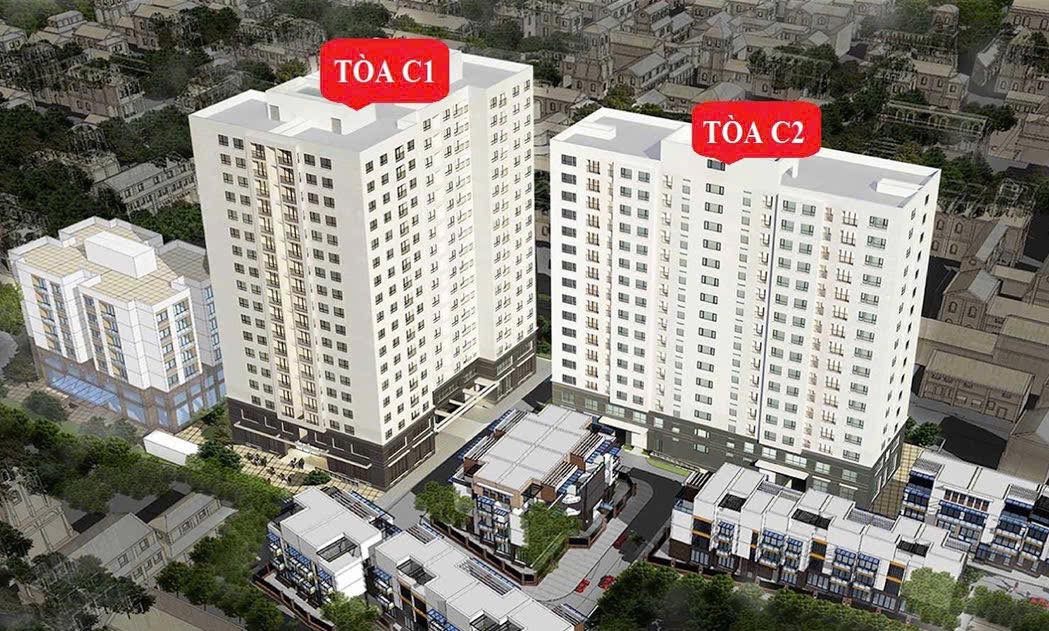 Căn hộ 2PN tại tòa C1 C2 Xuân Đỉnh 74m² giá 6 tỷ - Sổ đỏ chính chủ!