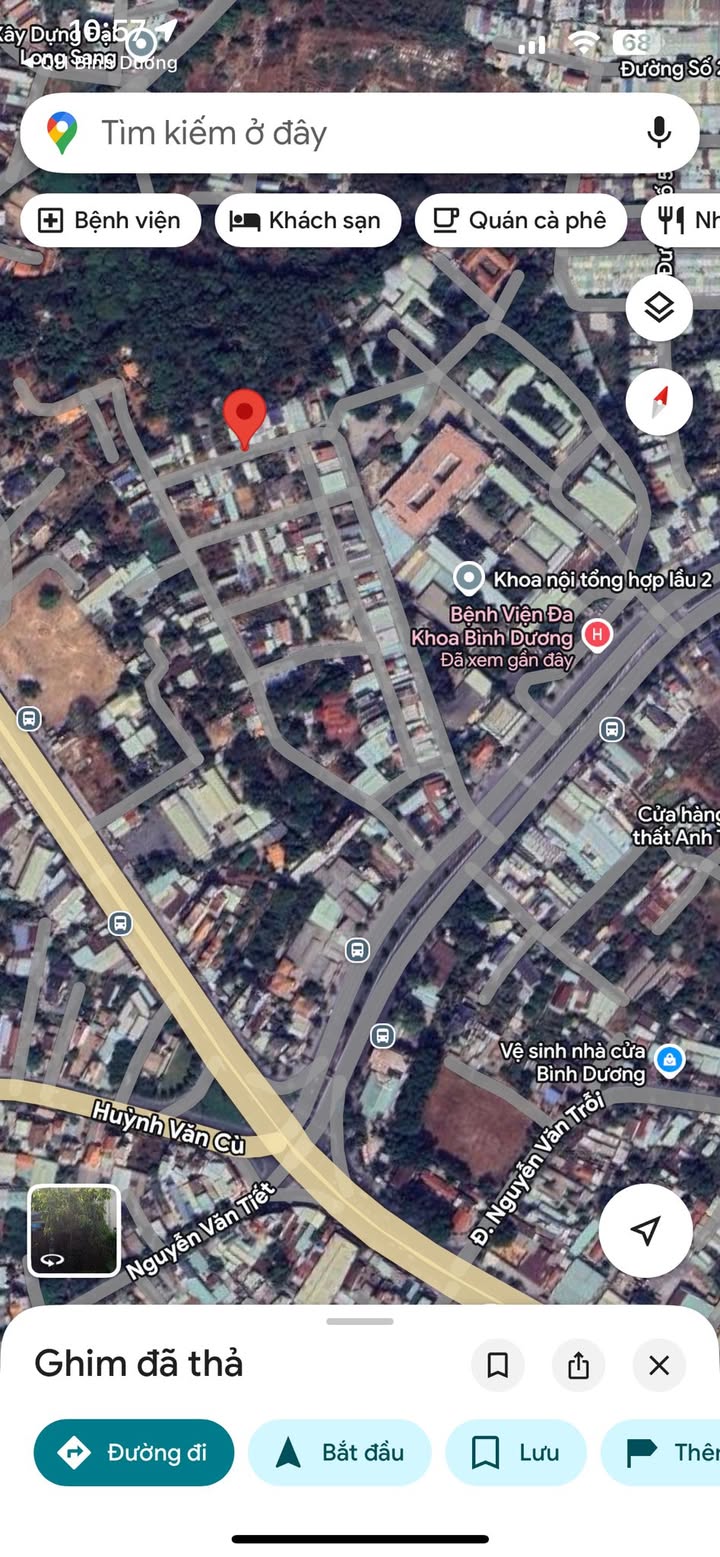 Đất Hiệp Thành cũ Thủ Dầu Một 127.8m² giá 3.25 tỷ - Vị trí đắc địa gần bệnh viện