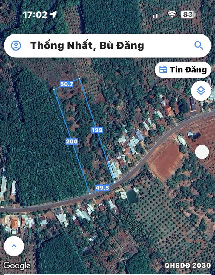 Đất nền mặt tiền đường Sao Bọng-Đăng Hà 9.836m² - Cơ hội đầu tư hấp dẫn!