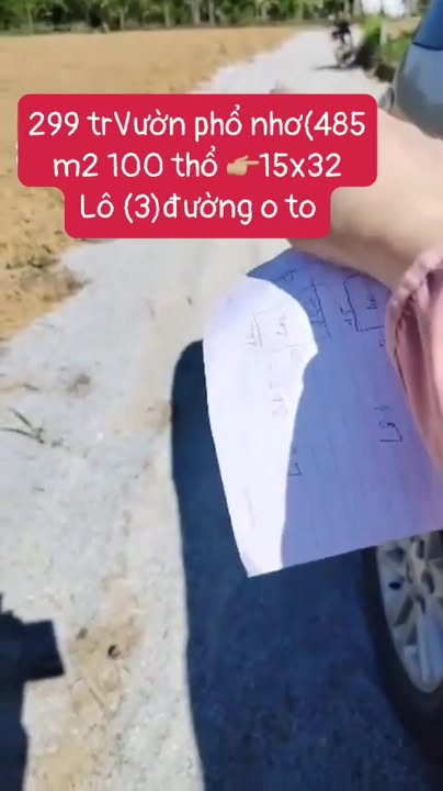 Đất nền xã Phổ Nhơn, Đức Phổ 485m² chỉ 299 triệu - Cơ hội đầu tư tuyệt vời!