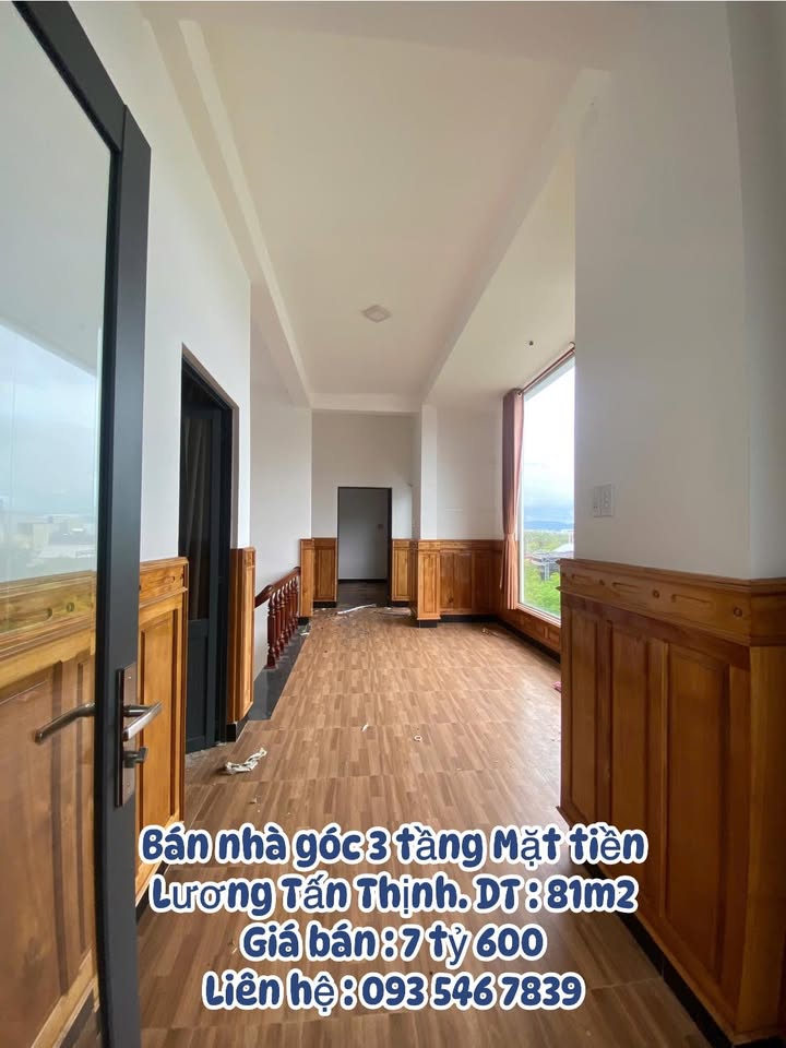 Nhà 3 tầng lô góc mặt tiền đường Lương Tấn Thịnh - Giá 7.6 tỷ thương lượng!