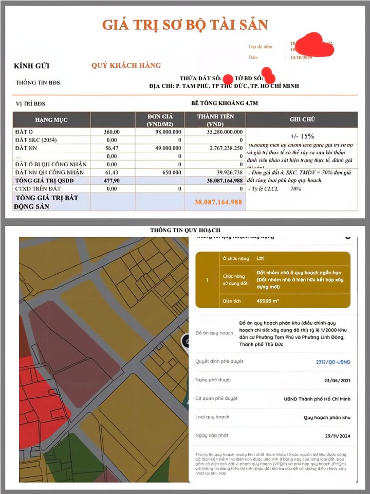 Đất nền Cây Keo Thủ Đức 477m² giá 21 tỷ - Cơ hội đầu tư vàng!