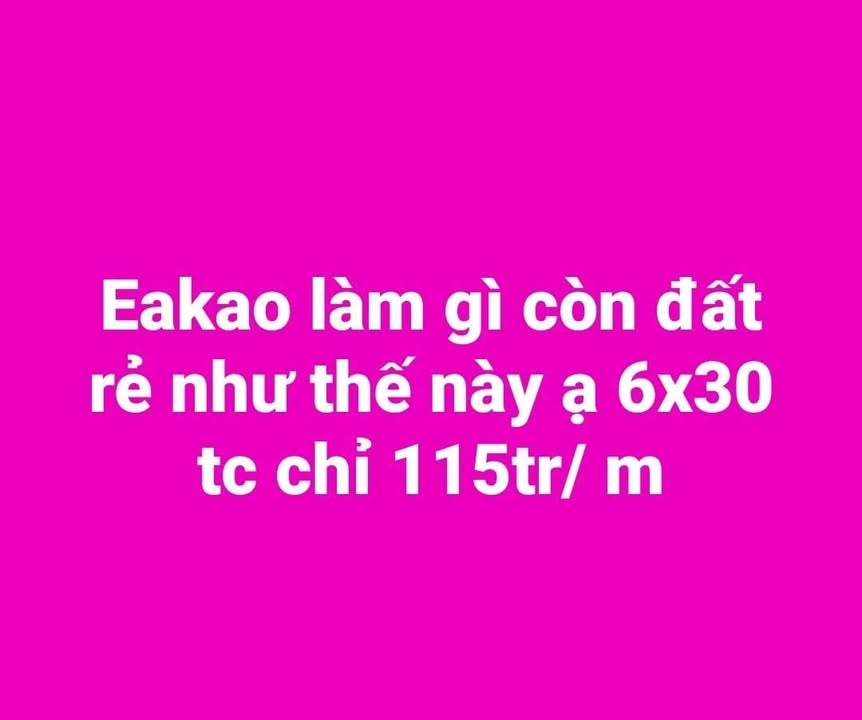 Đất thổ cư 210m² Hẻm Cấp 1 Buôn Kao - Giá 1.8 tỷ, Sổ đỏ chính chủ!