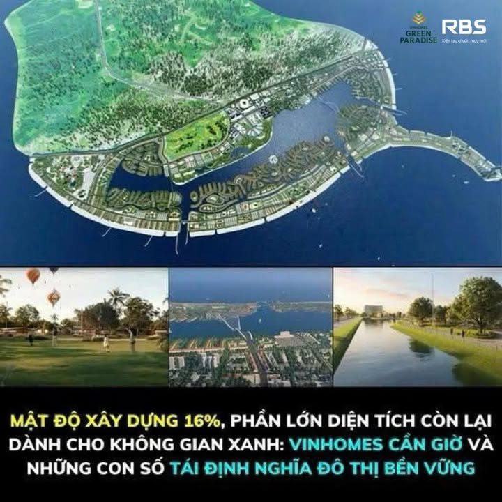 Dự án Vinhomes Green Paradise Cần Giờ 28.700.000m² - Định hình đô thị bền vững với không gian xanh vô tận!